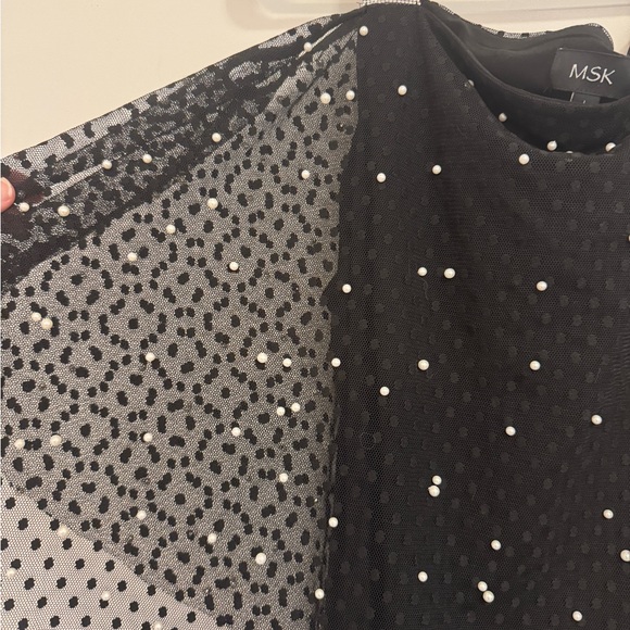 Elegant Black and Silver Women's Dress - Picture 5 of 7